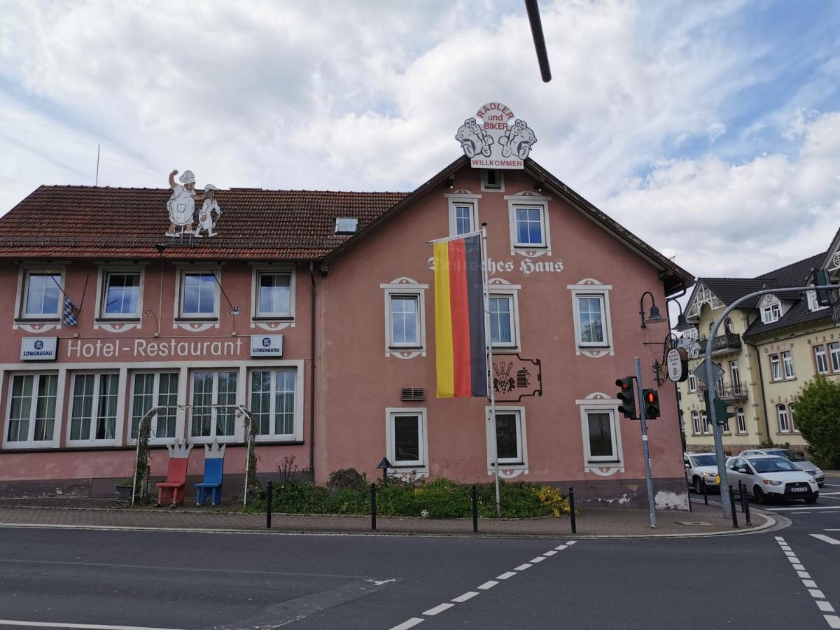 Hotel Deutsches Haus Bad Brückenau Esterno foto